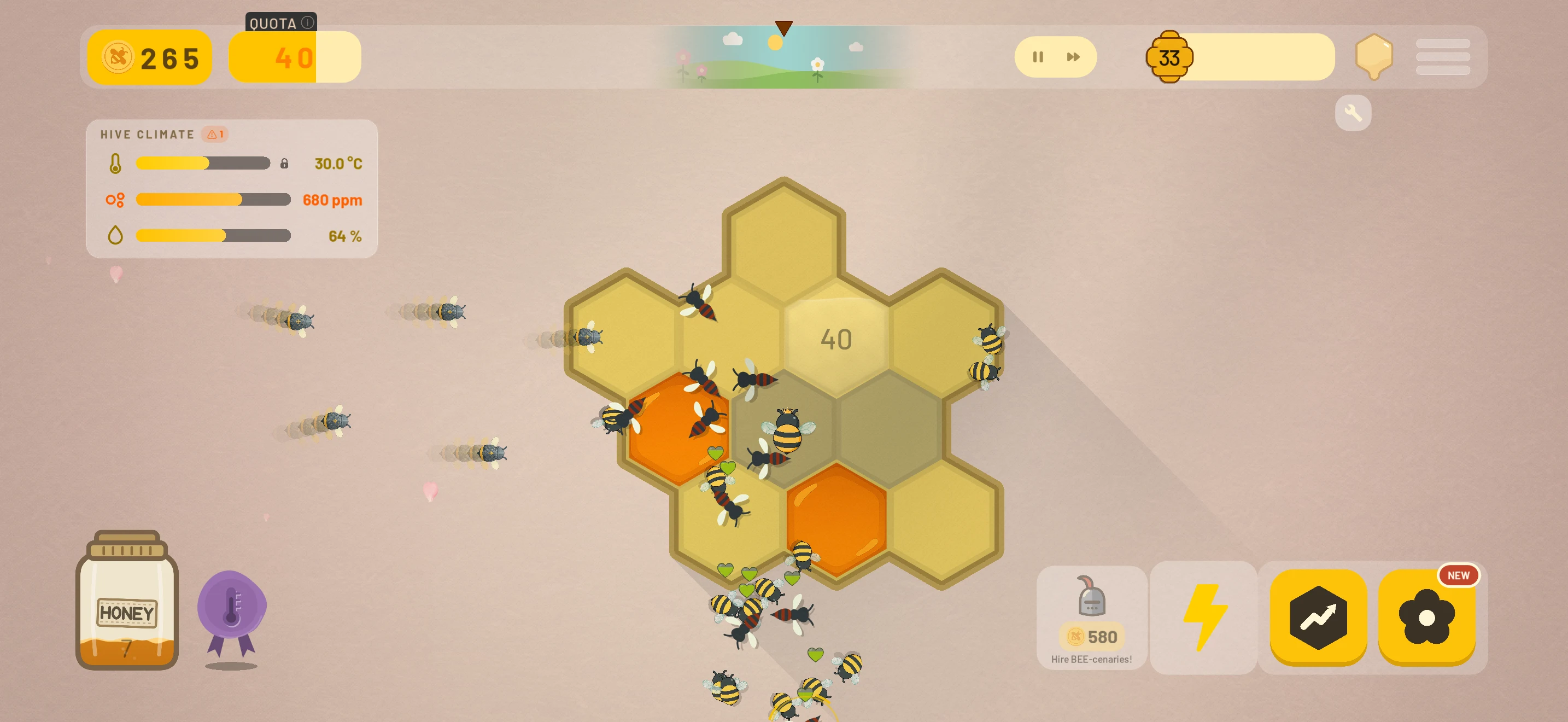 Wild Hive - Build & Survive screenshot