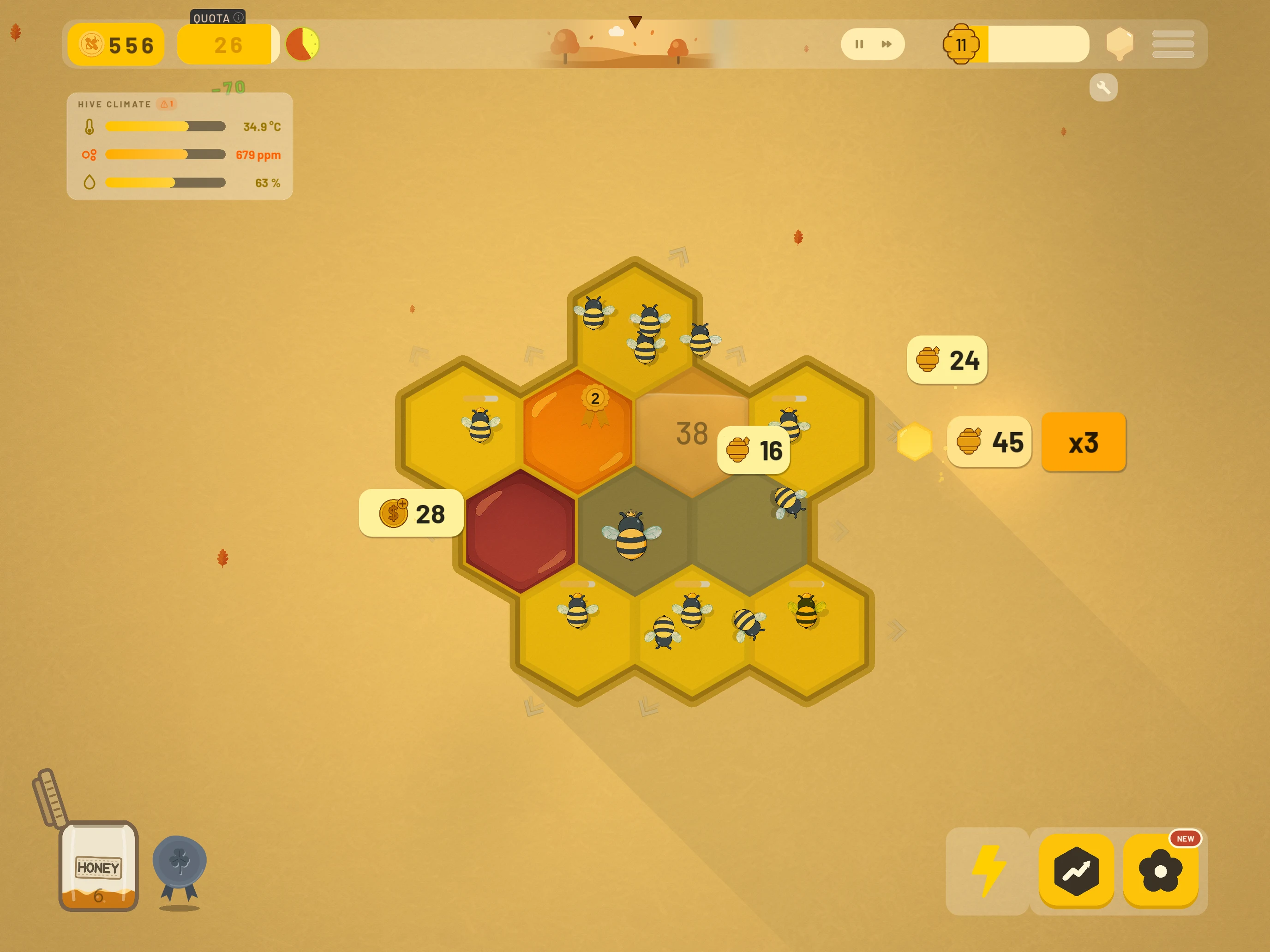 Wild Hive - Build & Survive screenshot