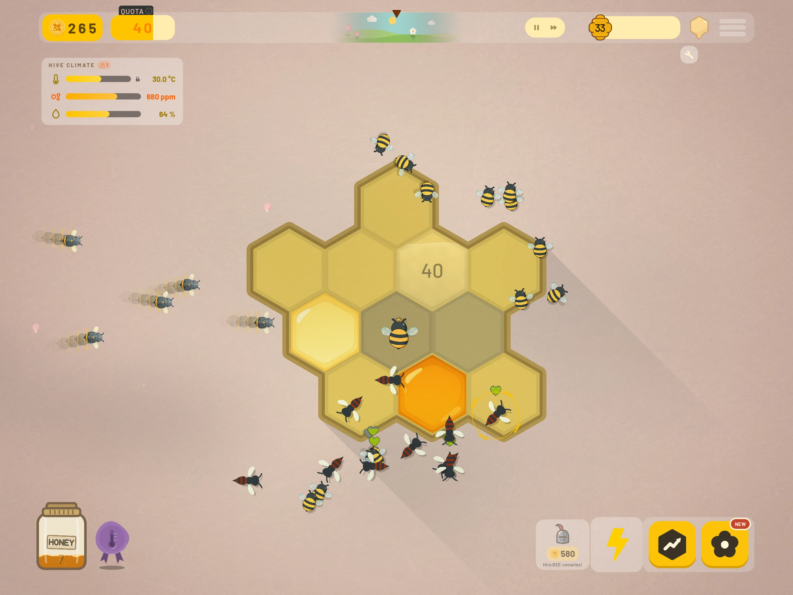 Wild Hive - Build & Survive screenshot