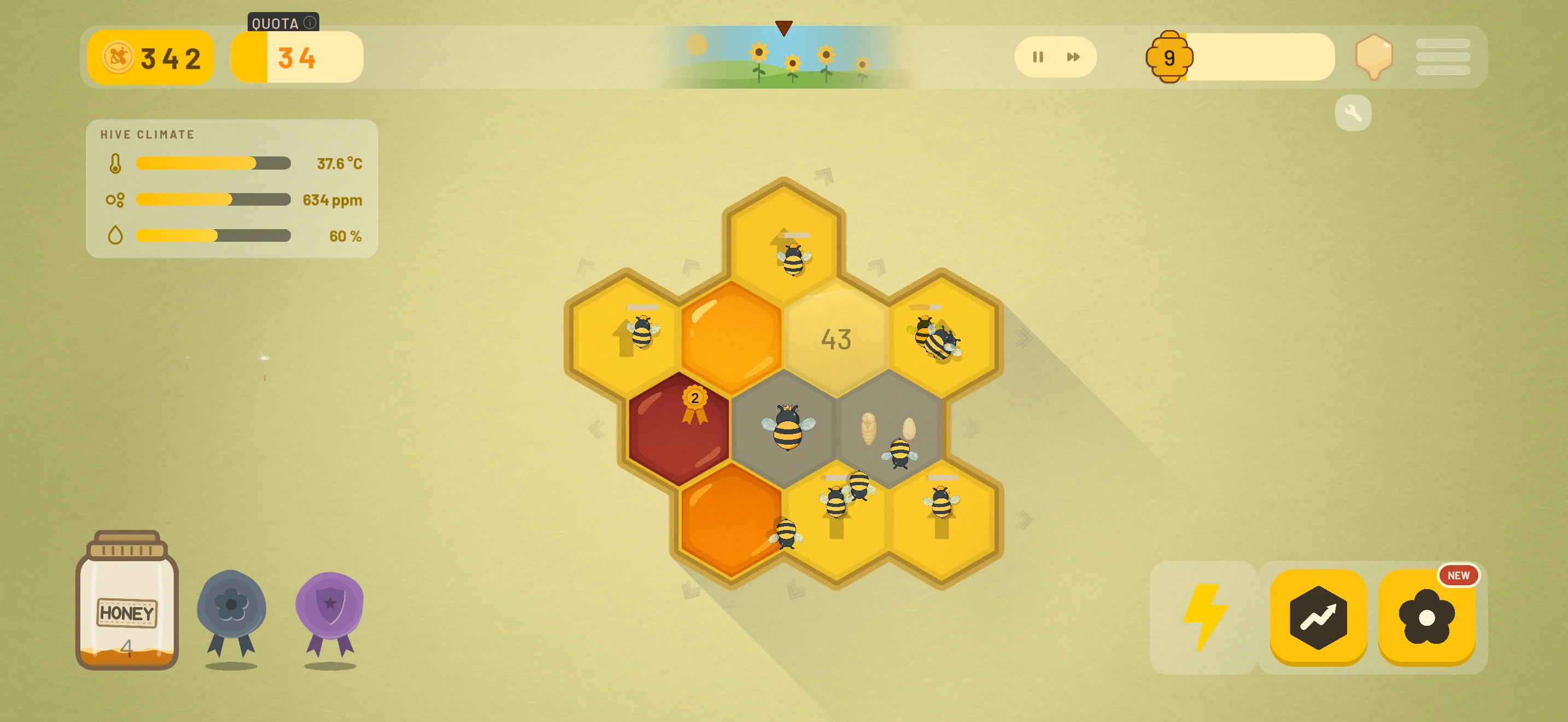 Wild Hive - Build & Survive screenshot